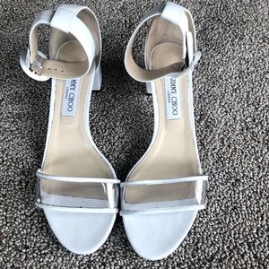 Jimmy Choo Jaimie White Sandal